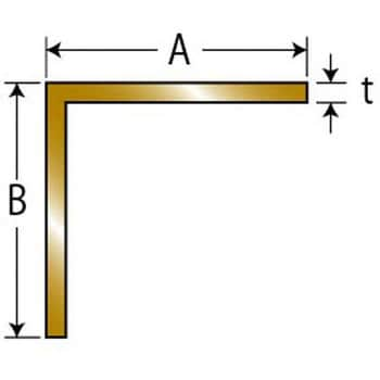 30-954 床金物 真鍮製アングル 1本(2m) アシスト 【通販サイトMonotaRO】