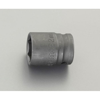 1/2”sqx22mmインパクトソケット エスコ