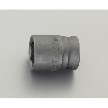 1/2”sqx27mmインパクトソケット エスコ
