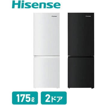 HR-D1701W 2ドア冷凍冷蔵庫 175L 1台 Hisense(ハイセンス) 【通販 