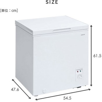 冷凍庫 66L 上開き YAMAZEN(山善)