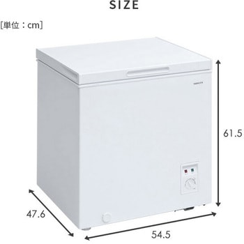 冷凍庫 66L 上開き YAMAZEN(山善)