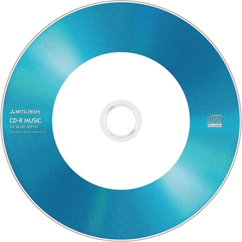 音楽用CD-R 80分 5色カラーミックス Verbatim(バーベイタム