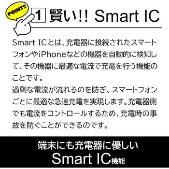 【+ECO】PD20W対応(USBX2，TYPE-CX1)AC充電器 エアージェイ