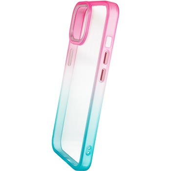 iPhone グラデーションカバーケース ストロベリー×ミント エアージェイ