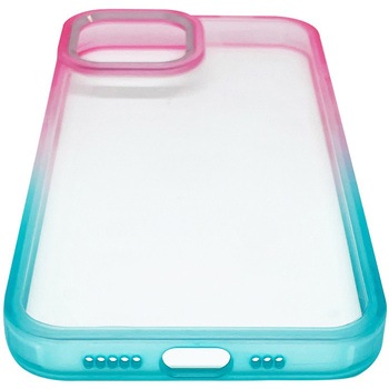 iPhone グラデーションカバーケース ストロベリー×ミント エアージェイ