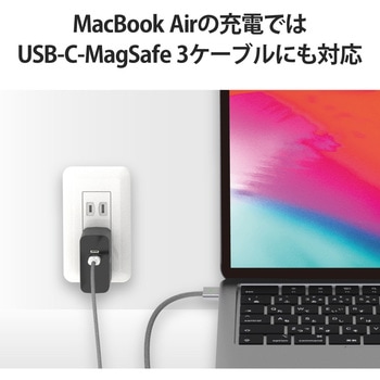 USB Type-C 充電器 PD対応 合計出力70W Type C×2 小型 軽量 エレコム