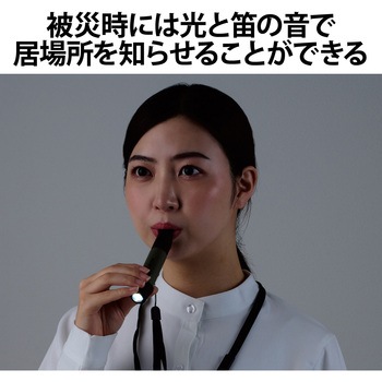懐中電灯 LEDライト ランタン 災害救助笛 小型 電池式 単4電池 防水・防塵 IP44 防災 笛 エレコム