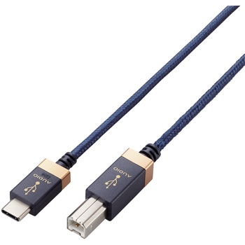 タイプBケーブル (Type-C to USB-B) 1m 高耐久 ハイレゾ対応 RoHS指令準拠 エレコム