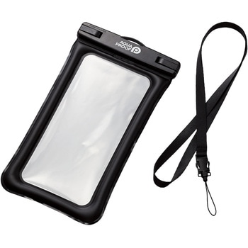 スマホ防水ケース ～6.9インチ IPX8 (防水ケース×1 ネックストラップ×1) 水没防止設計 エレコム