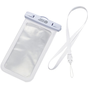 スマホ防水ケース ～6.9インチ IPX8 (防水ケース×1 ネックストラップ×1) エレコム