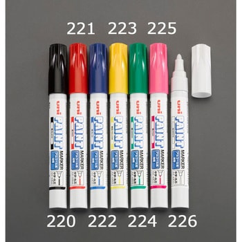 [黄]ペイントマーカー(10本) エスコ