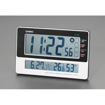 149x230x27mm[電波]掛・置兼用時計 エスコ