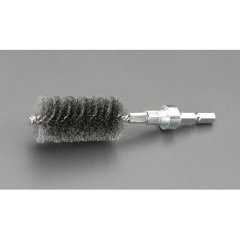 16x50mm6角軸ワイヤーブラシ(鋼線) エスコ