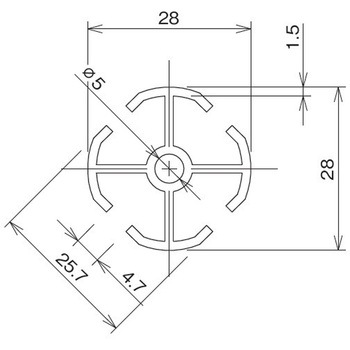 アルミXパイプ - TMEHジャパン