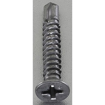 4x16mmピアスビス(皿頭/ステンレス/黒色/50本) - エスコ