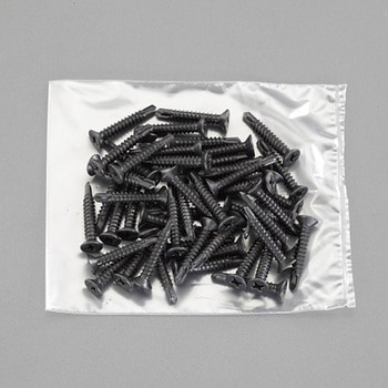 4x16mmピアスビス(皿頭/ステンレス/黒色/50本) - エスコ