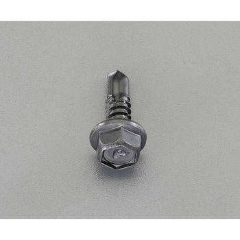 6x25mmピアスビス(六角頭/ステンレス/黒色30本) エスコ