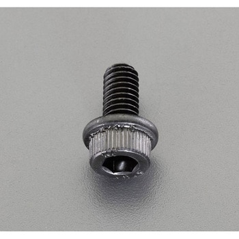 M6x25mmフランジソケットキャップボルト(鉄/12本) エスコ