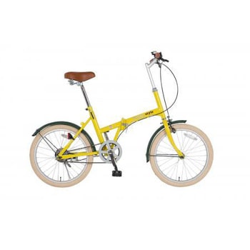 folding bike yellow