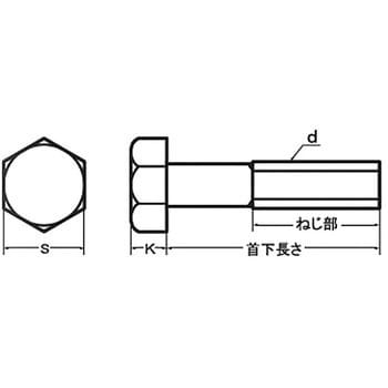 六角ボルト 半ねじ ウィットねじ(ステンレス)(小箱) 大阪魂 六角ボルト