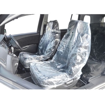 フロント座席用ポリシートカバー(ゴム入り) 阿部商会