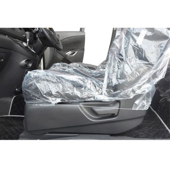 フロント座席用ポリシートカバー(ゴム入り) 阿部商会