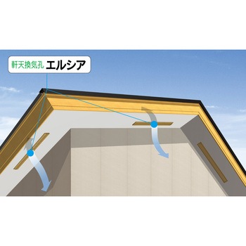 軒天換気エルシアNE(網付き) フクビ化学