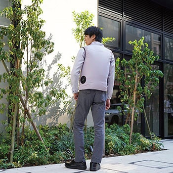 空調付きベスト 2020B +ブラシレスファンセット、モバイルバッテリー付き 岡潮