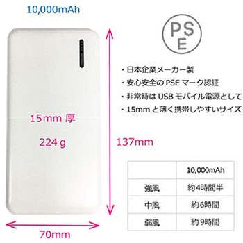 空調付きベスト 2020B +ブラシレスファンセット、モバイルバッテリー付き 岡潮