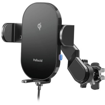 QIワイヤレス充電+自動開閉スマホホルダーエアコン Pellucid(旧MIRAREED)