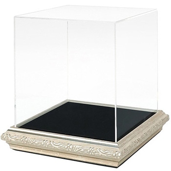 5面アクリルケース+台座 200×200×200 万丈