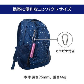LEDカラーアルミライト 100ルーメン コンパクト 防雨形 IPX3 単三電地1本 ELPA