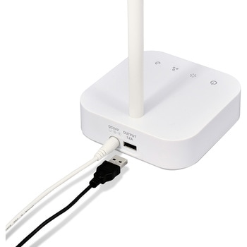 LEDデスクライト USB給電ポート付 タッチセンサースイッチ ELPA