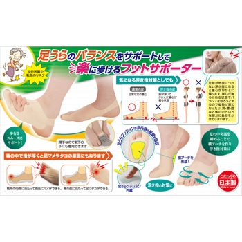 ふぁうらさん専用！ 044632000 楽に歩ける足うらフットサポーター セルヴァン 寸法22