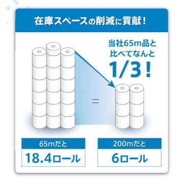 エルヴェール トイレットティシュー シングル 6R(芯なし) エリエール
