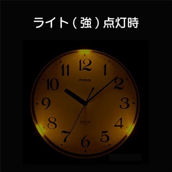MAG電波自動点灯掛時計 灯(トモル) MAG(ノア精密)