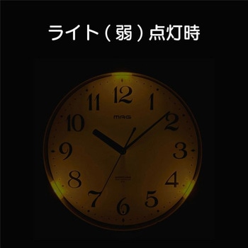 MAG電波自動点灯掛時計 灯(トモル) MAG(ノア精密)
