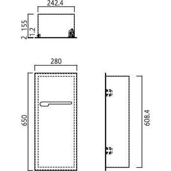 消火器ボックス MHED-FTS 満点商会