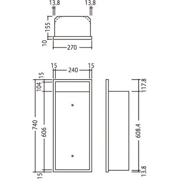 消火器ボックス MHE-F/MHE-R 満点商会