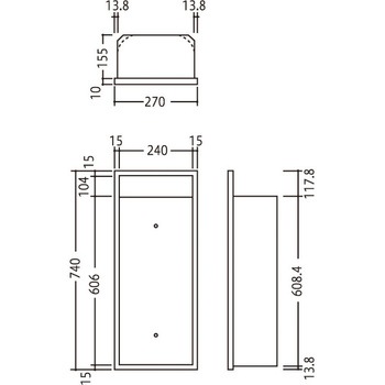 消火器ボックス MHE-F/MHE-R 満点商会