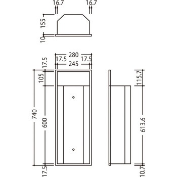 消火器ボックス MHV-ST 満点商会