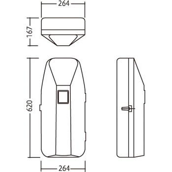 消火器ボックス MHD-1100B/G/R 満点商会
