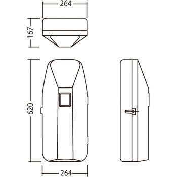 消火器ボックス MHD-1100B/G/R 満点商会
