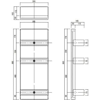 ブラケット 6-A AEDボックス ブラケット 6-A 1台 満点商会