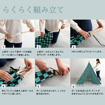キッズテント 柄ありタイプ【界-KAI-】 ホームテイスト