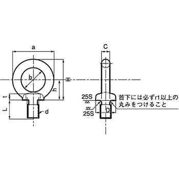 ダウンサイジングアイボルト(ステンレス)(小箱) 永井鋳造
