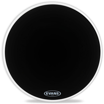 バスドラムヘッド レゾナントブラック BD22RBG / Resonant Black Bass Heads Black (7.5mil) 22インチ EVANS