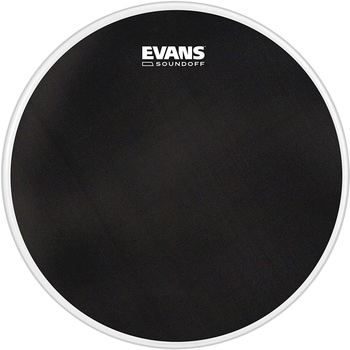 ドラムヘッド 高消音性 ブラックメッシュ素材 SoundOff Drumhead TT08SO1 8インチ EVANS