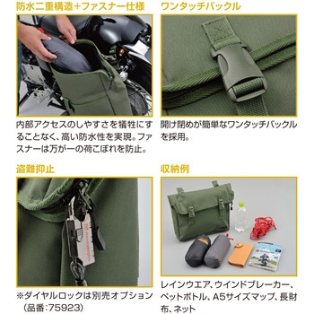 防水サドルバッグMIL DAYTONA(デイトナ)